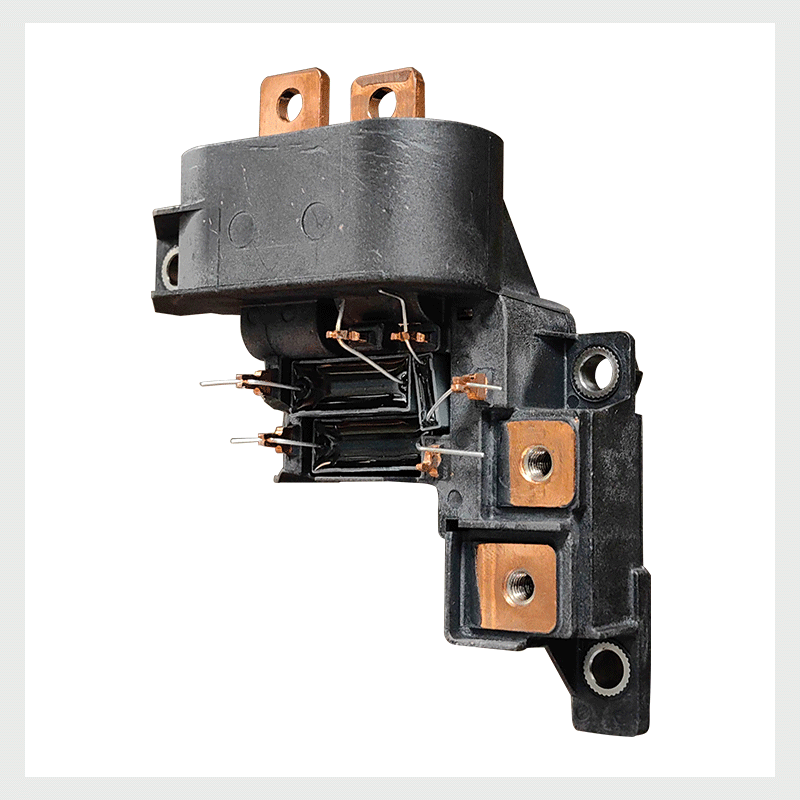Capacitor lead clamping soldering
