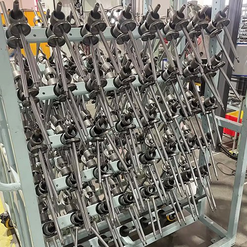 The welded shock absorber connecting rod