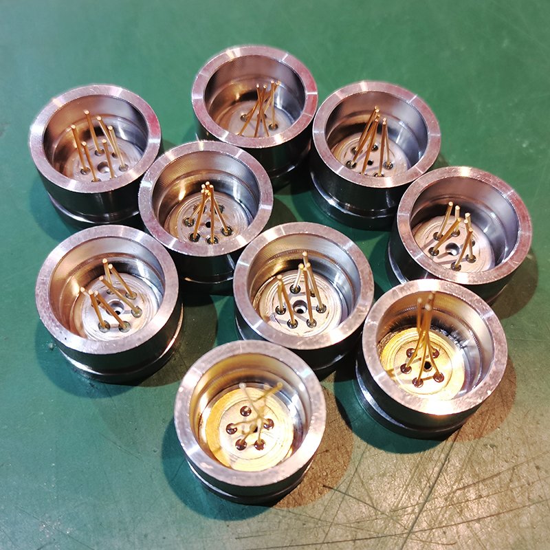 Pressure sensor ring spot welding