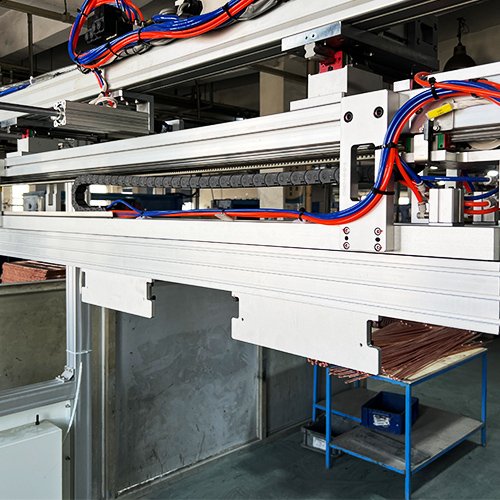 The tooling for the automatic condenser welding machine